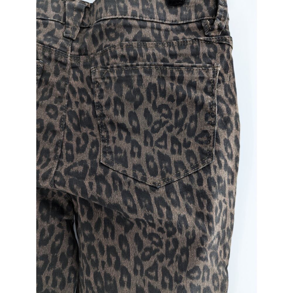 Wit & Wisdom Jeans Ab Solution Leopard Print High Rise Pants Size 0 - Picture 10 of 13